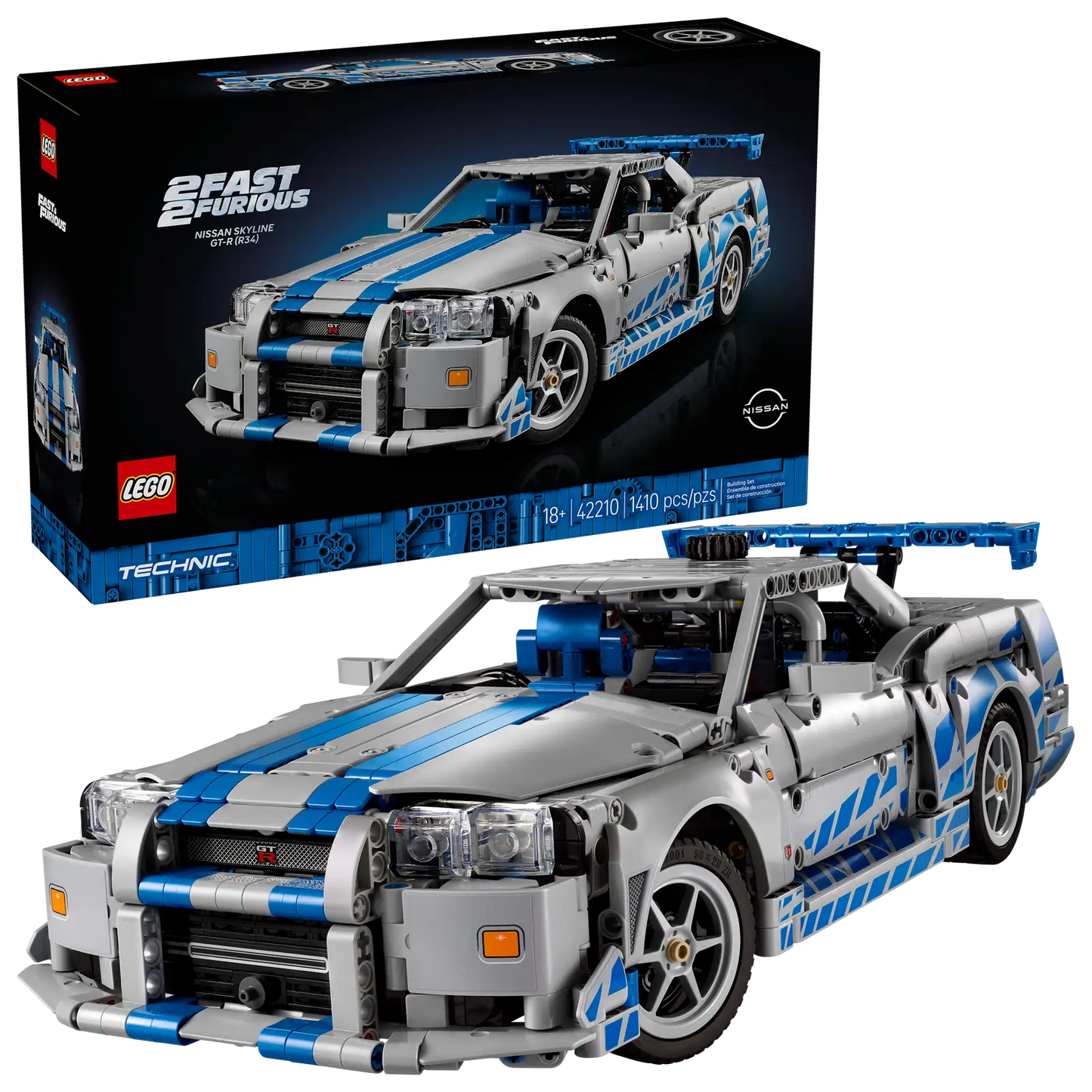 LEGO 2 Fast 2 Furious Nissan Skyline GT-R (R34) auto