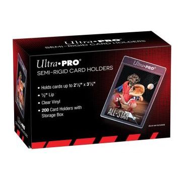 Ultra Pro Semi-Rigid Card Holders met 1/2" Lip (200 stuks)