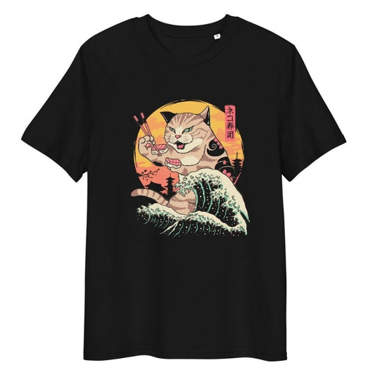 Japans T-Shirt - Kaiju Neko Sushi